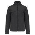 Heren Fleecevest WK afneembare mouwen Dark Grey